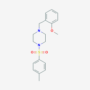 1-(2-Methoxybenzyl)-4-[(4-methylphenyl)sulfonyl]piperazine