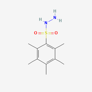 molecular formula C11H18N2O2S B2487712 2,3,4,5,6-Pentamethylbenzenesulfonohydrazide CAS No. 869949-51-9