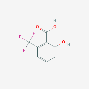 molecular formula C8H5F3O3 B2487718 2-羟基-6-(三氟甲基)苯甲酸 CAS No. 144433-66-9