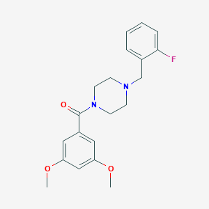 1-(3,5-Dimethoxybenzoyl)-4-(2-fluorobenzyl)piperazine