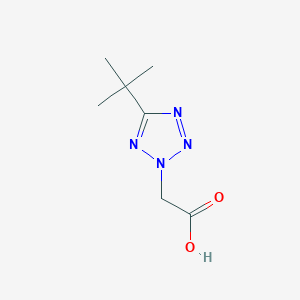 molecular formula C7H12N4O2 B2487728 2-(5-tert-butyl-2H-1,2,3,4-tetrazol-2-yl)acetic acid CAS No. 1904076-79-4
