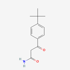 B2487749 3-(4-Tert-butylphenyl)-3-oxopropanamide CAS No. 671191-94-9
