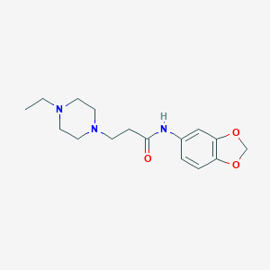 N-(1,3-benzodioxol-5-yl)-3-(4-ethylpiperazin-1-yl)propanamide