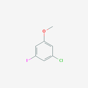 molecular formula C7H6ClIO B2487786 3-氯-5-碘苯甲醚 CAS No. 861800-86-4