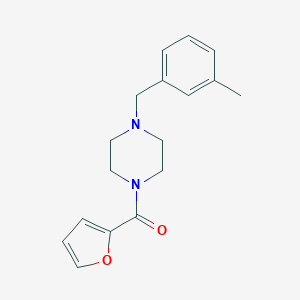 molecular formula C17H20N2O2 B248781 1-(2-Furoyl)-4-(3-methylbenzyl)piperazine 