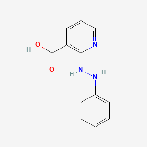 molecular formula C12H11N3O2 B2487812 2-(2-苯基肼基)吡啶-3-羧酸 CAS No. 1325304-37-7