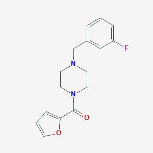 1-(3-Fluorobenzyl)-4-(2-furoyl)piperazine