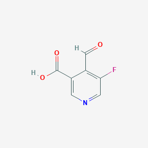 5-Fluoro-4-formylpyridine-3-carboxylic acid