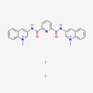 molecular formula C27H23I2N5O2 B2487979 360A 碘化物 CAS No. 737763-37-0