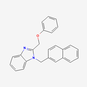 1-(naphthalen-2-ylmethyl)-2-(phenoxymethyl)-1H-benzo[d]imidazole