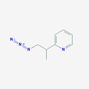 molecular formula C8H10N4 B2487995 2-(1-叠氮丙基)吡啶 CAS No. 1955557-88-6