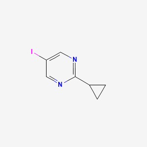 2-Cyclopropyl-5-iodopyrimidine
