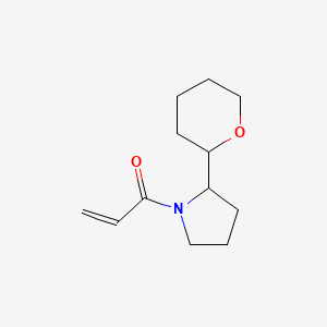 1-[2-(Oxan-2-yl)pyrrolidin-1-yl]prop-2-en-1-one