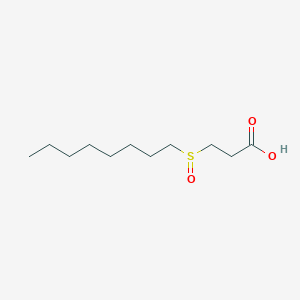 3-(Octylsulfinyl)propanoic acid