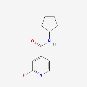 N-(cyclopent-3-en-1-yl)-2-fluoropyridine-4-carboxamide