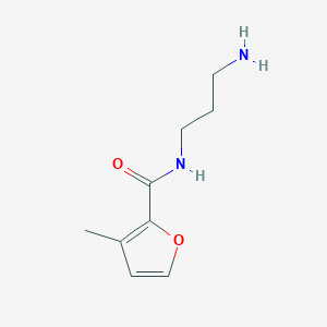 N-(3-aminopropyl)-3-methylfuran-2-carboxamide