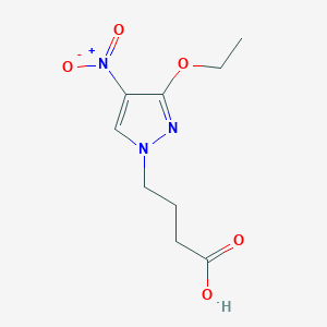 4-(3-ethoxy-4-nitro-1H-pyrazol-1-yl)butanoic acid