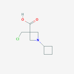 3-(Chloromethyl)-1-cyclobutylazetidine-3-carboxylic acid