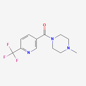 (4-Methylpiperazino)[6-(trifluoromethyl)-3-pyridinyl]methanone