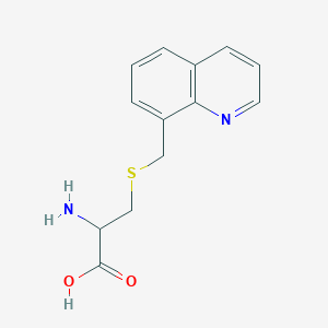 2-Amino-3-[(quinolin-8-ylmethyl)sulfanyl]propanoic acid