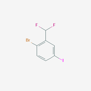 1-Bromo-2-(difluoromethyl)-4-iodobenzene