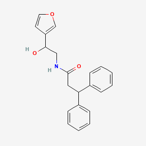 N-(2-(furan-3-yl)-2-hydroxyethyl)-3,3-diphenylpropanamide