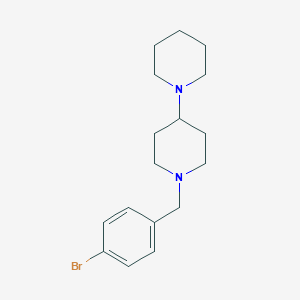 molecular formula C17H25BrN2 B248817 1'-(4-Bromobenzyl)-1,4'-bipiperidine 
