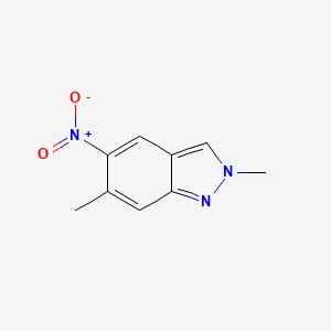 2,6-dimethyl-5-nitro-2H-indazole