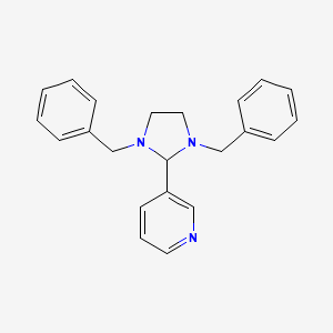 3-(1,3-Dibenzylimidazolidin-2-yl)pyridine