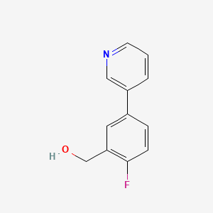 (2-Fluoro-5-(pyridin-3-yl)phenyl)methanol