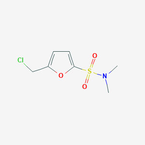 5-(chloromethyl)-N,N-dimethylfuran-2-sulfonamide