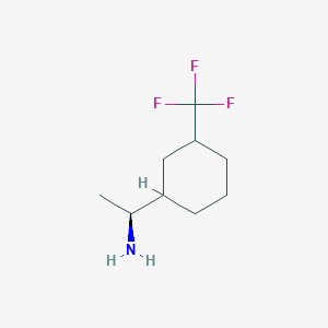 molecular formula C9H16F3N B2488290 (1S)-1-[3-(Trifluoromethyl)cyclohexyl]ethanamine CAS No. 2248219-81-8
