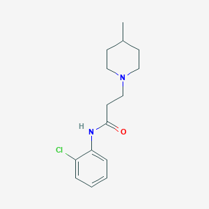 N-(2-chlorophenyl)-3-(4-methylpiperidin-1-yl)propanamide