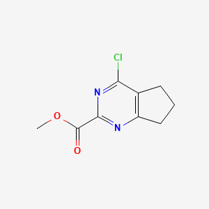 methyl 4-chloro-6,7-dihydro-5H-cyclopenta[d]pyrimidine-2-carboxylate