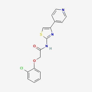 2-(2-chlorophenoxy)-N-(4-(pyridin-4-yl)thiazol-2-yl)acetamide