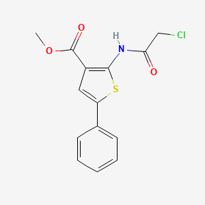 Methyl 2-[(chloroacetyl)amino]-5-phenylthiophene-3-carboxylate