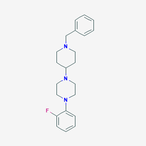 molecular formula C22H28FN3 B248836 1-(1-Benzylpiperidin-4-yl)-4-(2-fluorophenyl)piperazine 