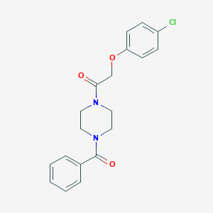 1-Benzoyl-4-[(4-chlorophenoxy)acetyl]piperazine