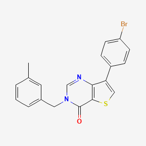 7-(4-bromophenyl)-3-(3-methylbenzyl)thieno[3,2-d]pyrimidin-4(3H)-one