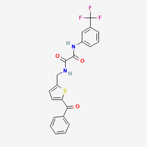 N1-((5-benzoylthiophen-2-yl)methyl)-N2-(3-(trifluoromethyl)phenyl)oxalamide
