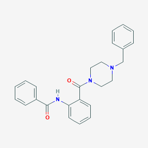 N-{2-[(4-benzyl-1-piperazinyl)carbonyl]phenyl}benzamide