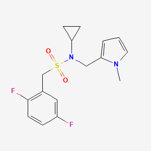 N-cyclopropyl-1-(2,5-difluorophenyl)-N-((1-methyl-1H-pyrrol-2-yl)methyl)methanesulfonamide