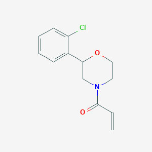 1-[2-(2-Chlorophenyl)morpholin-4-yl]prop-2-en-1-one