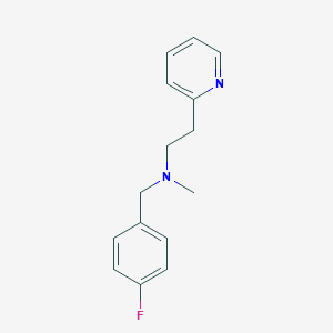 N-(4-fluorobenzyl)-N-methyl-2-(pyridin-2-yl)ethanamine