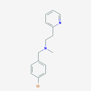 N-(4-bromobenzyl)-N-methyl-2-(pyridin-2-yl)ethanamine