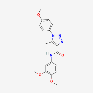 N-(3,4-dimethoxyphenyl)-1-(4-methoxyphenyl)-5-methyl-1H-1,2,3-triazole-4-carboxamide