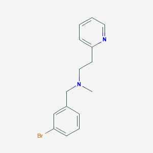 N-(3-bromobenzyl)-N-methyl-2-(2-pyridinyl)ethanamine