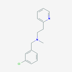 N-(3-chlorobenzyl)-N-methyl-2-(2-pyridinyl)ethanamine