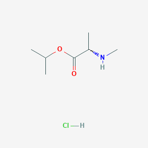 propan-2-yl (2S)-2-(methylamino)propanoate;hydrochloride