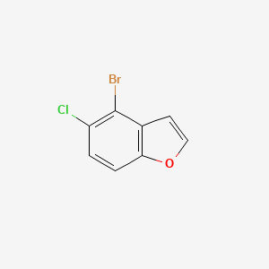 molecular formula C8H4BrClO B2488515 4-Bromo-5-chloro-1-benzofuran CAS No. 1427405-29-5